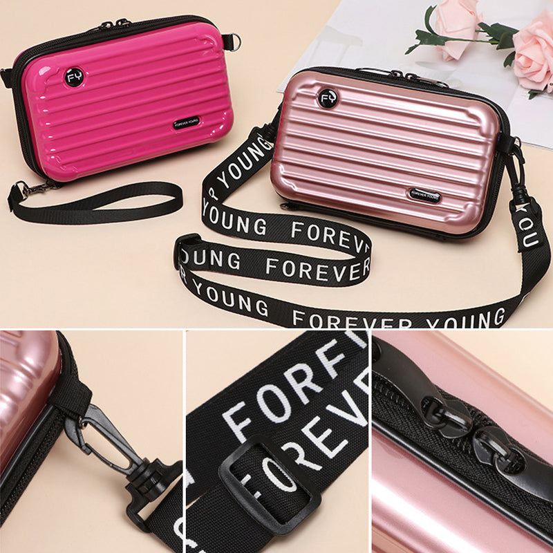 Minikuffert crossbody-taske