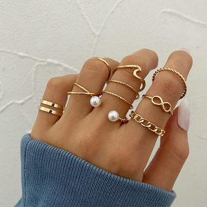 Stjerne måne ring sæt