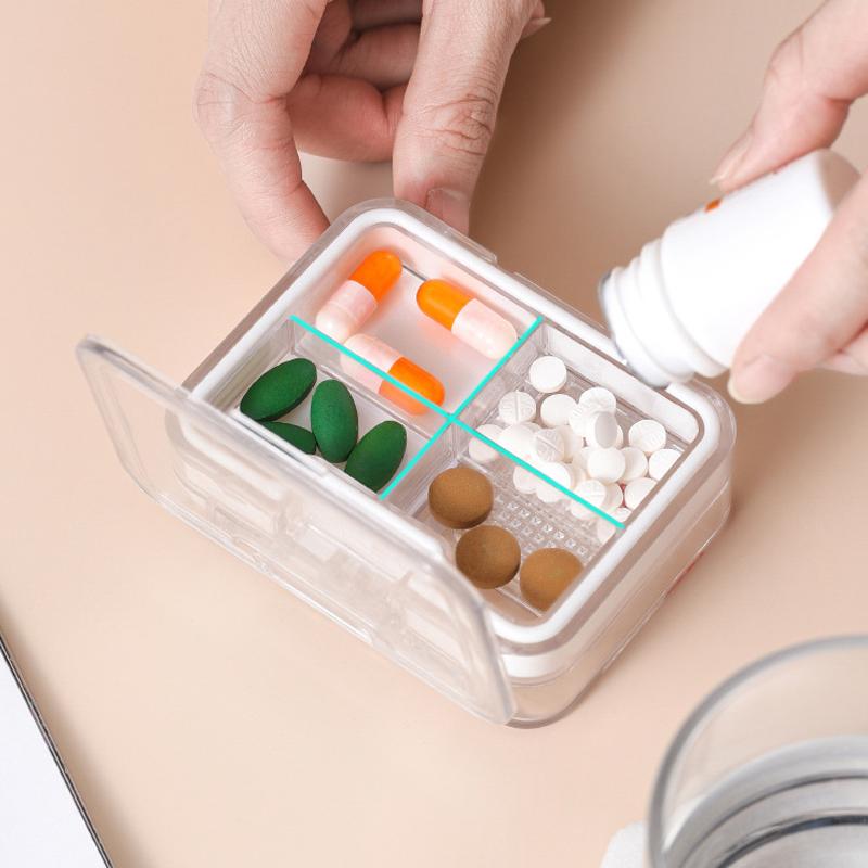 Bærbar multifunktionel medicinboks