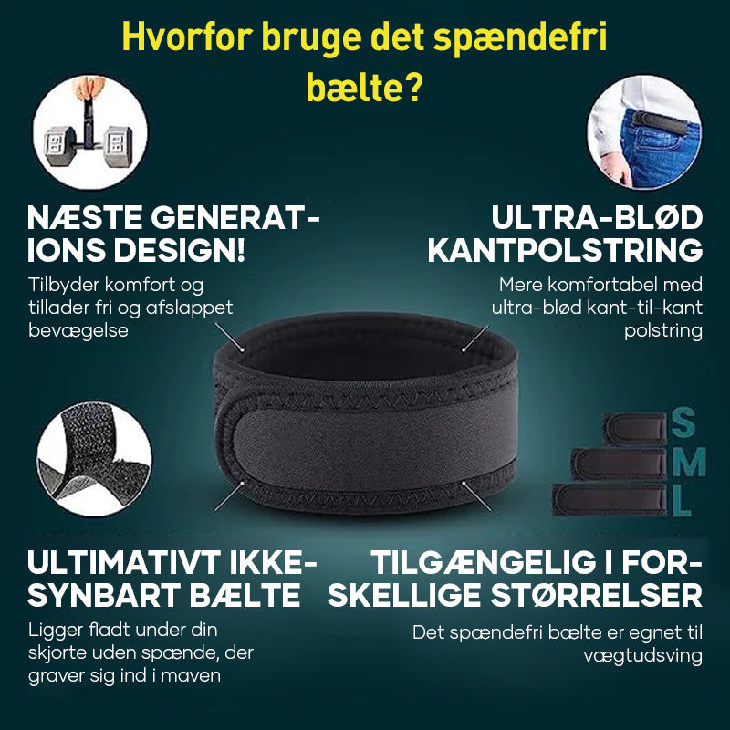 Spændeløst bælte (2 STK)