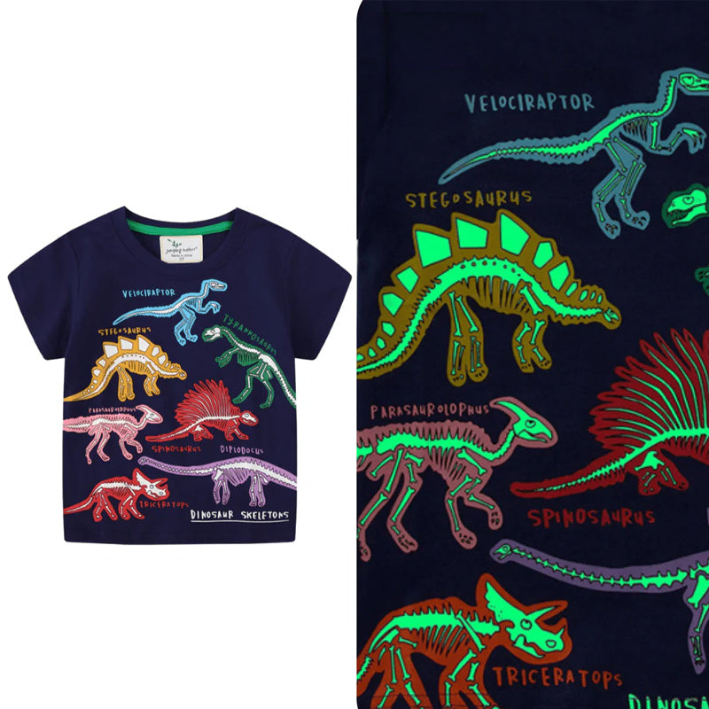 Lysende Dinosaur T-Shirt