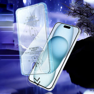 Støvfri skærmfilm til iPhone