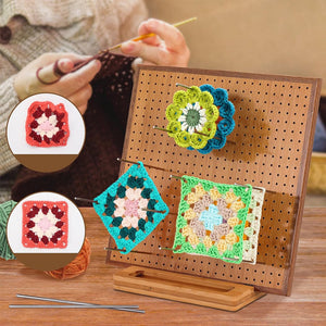 Hæklebræt med pinde