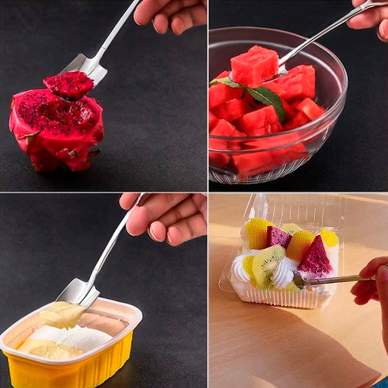 Kreativ Dessert Ice Cream 304 rustfrit stål Spade Spade Spoon