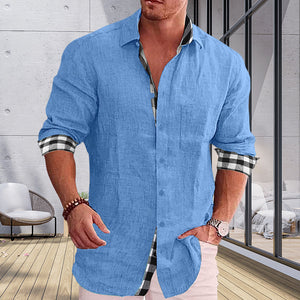 Afslappet Button-up Skjorte (Herre)