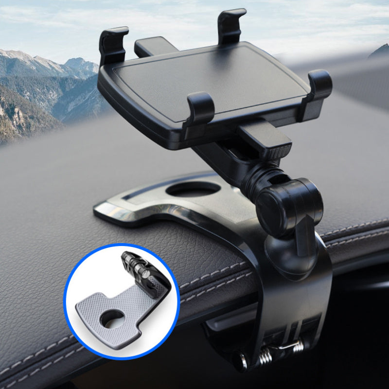 360º instrumentbrætsmonteret telefonholder til bilen