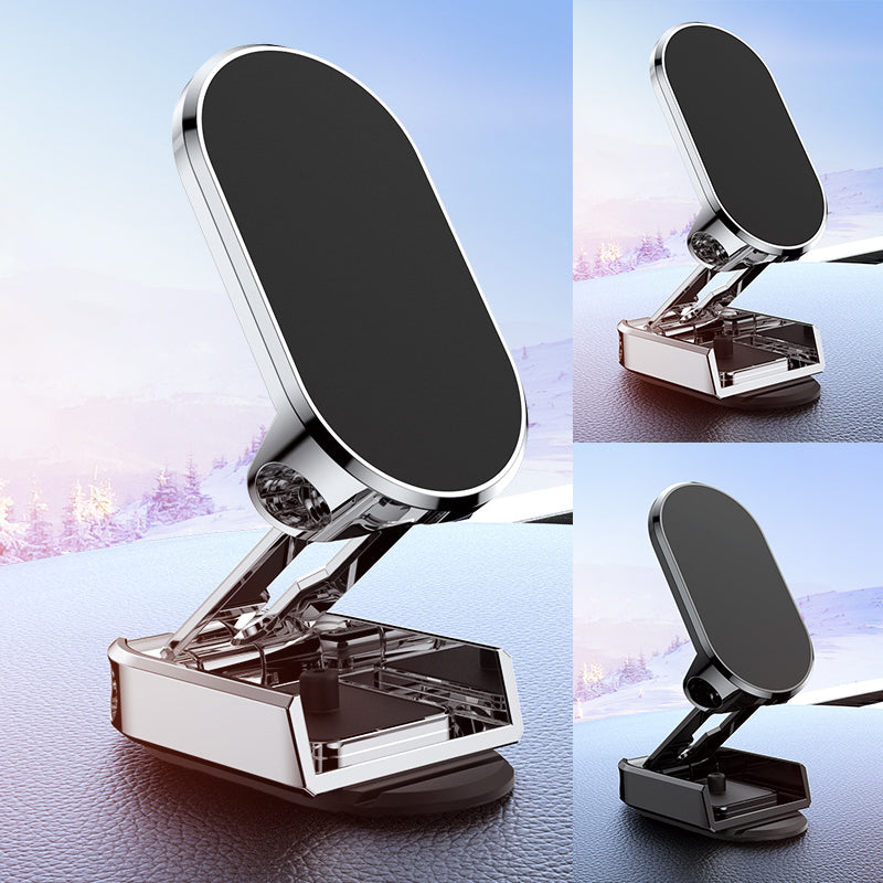 Foldbart telefonbeslag til bilen i metal