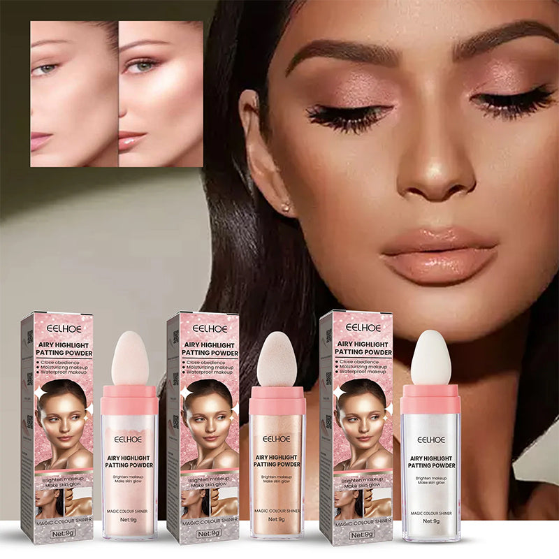 Highlighter makeup-pudderstick