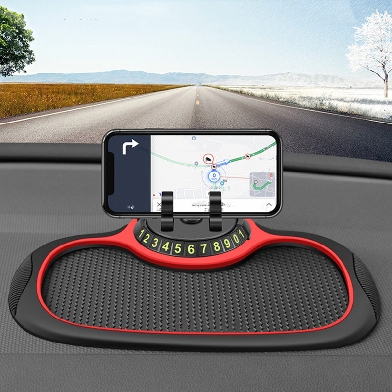 Skridsikker telefonholder med måtte til bilen