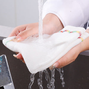 Regnbuemønstret oliebestandig rengøringsklud