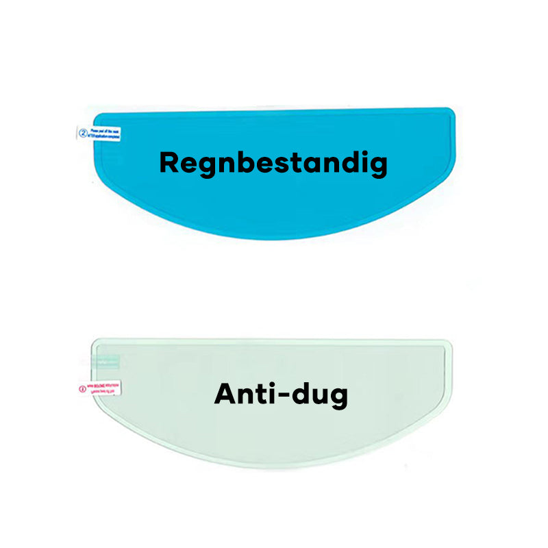Anti-dug og regntæt visirbelægning