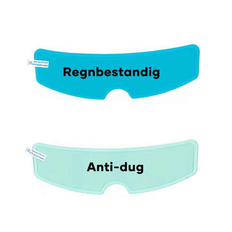 Anti-dug og regntæt visirbelægning