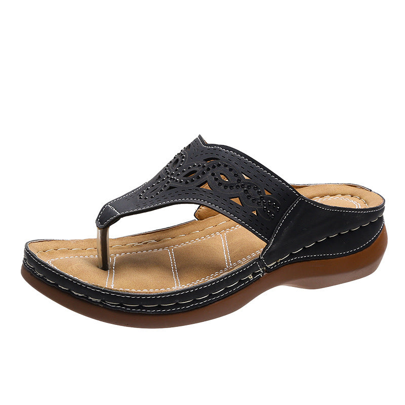 Orthopædiske Flip-Flops med blød bund til massage