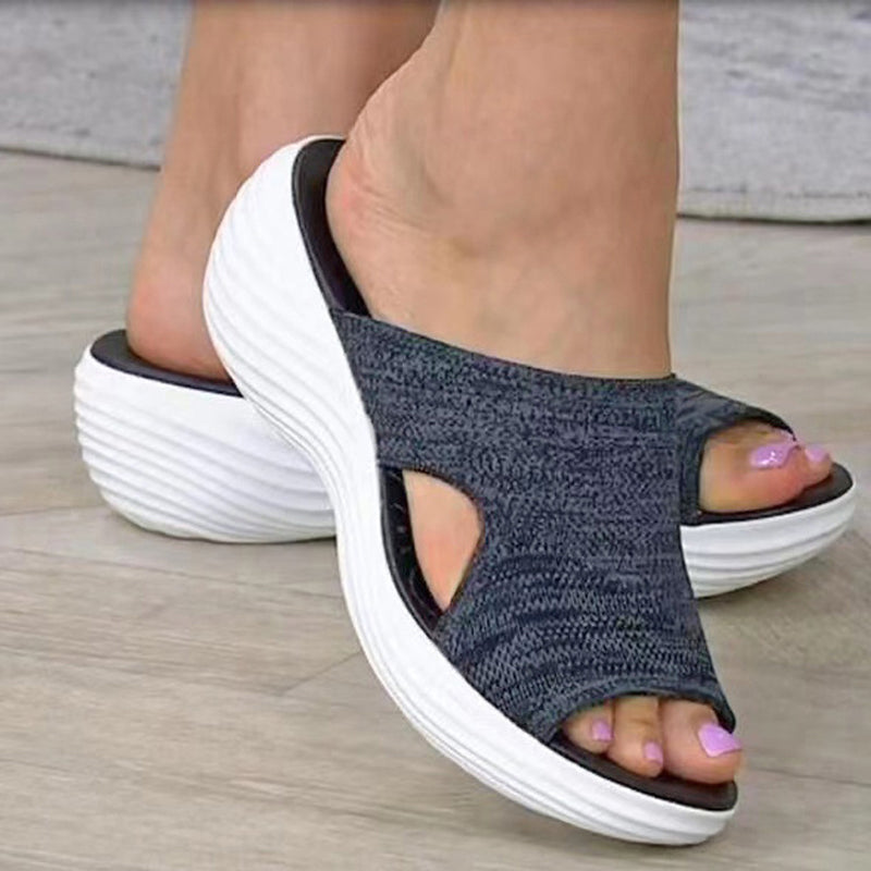 Bløde og komfortable mesh-sandaler til kvinder