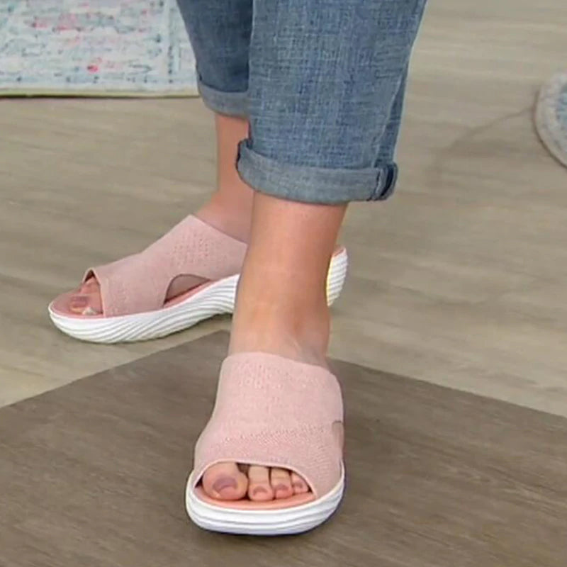 Bløde og komfortable mesh-sandaler til kvinder