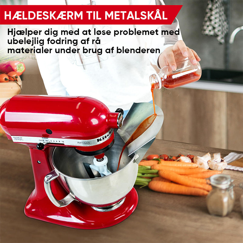 Hældeskærm i rustfrit stål