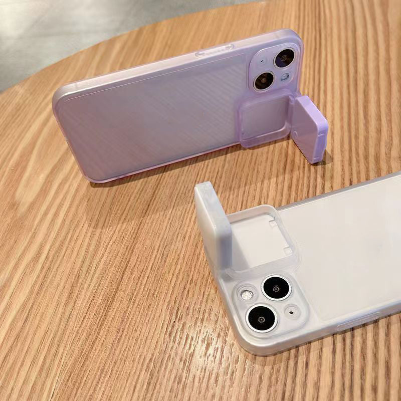iPhone cover with built-in rechargeable light