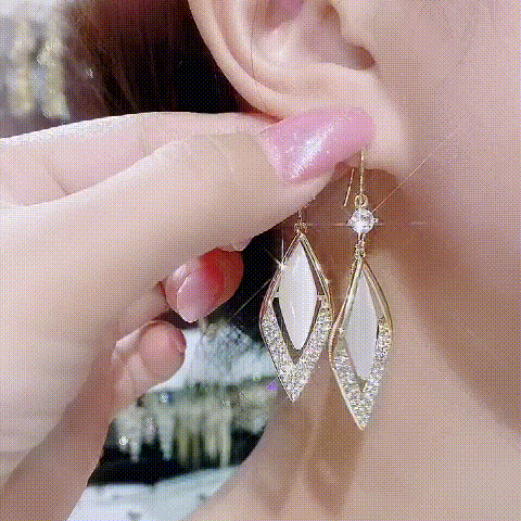Diamant zirkon mode øreringe
