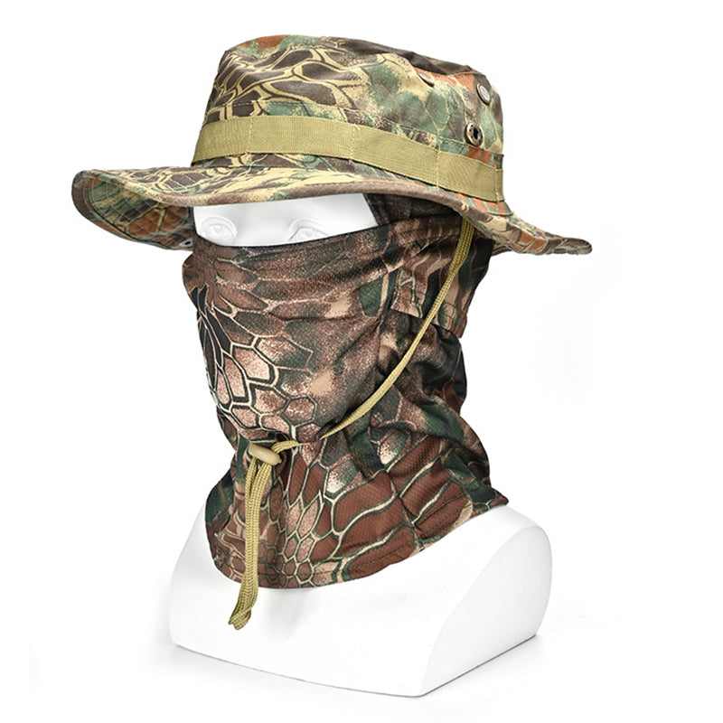 Multifunktionel camouflerende udendørshat