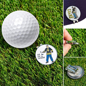 Golfbold markør