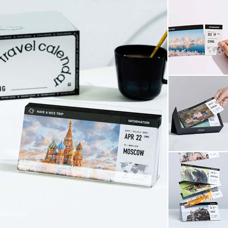 Kalender i flybillet tema