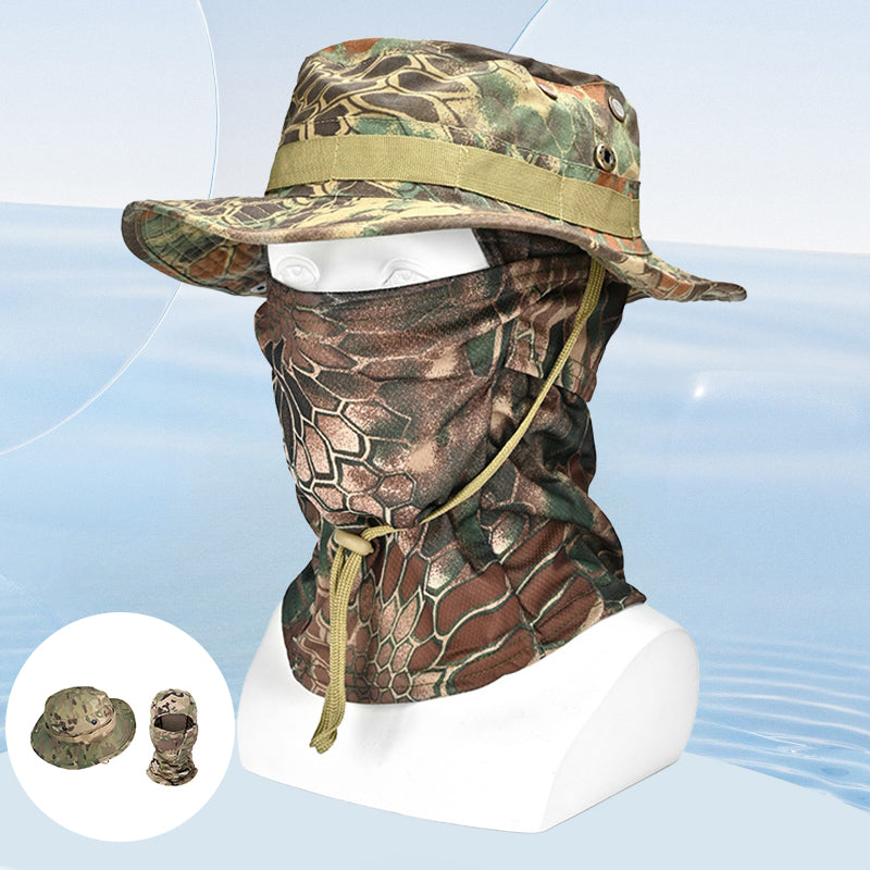 Multifunktionel camouflerende udendørshat