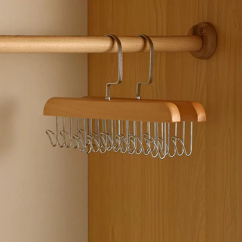 Bøjle med skridsikre kroge til overtøj og tasker