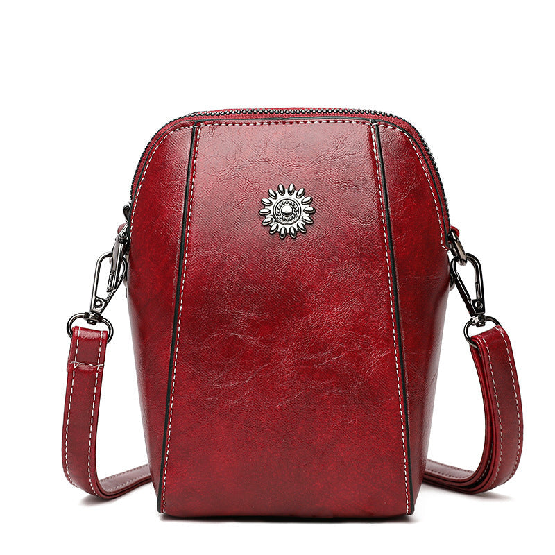 Mini Crossbody taske i blødt kunstlæder